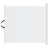 vidaXL Retractable Pet Barrier White 117.5 x 125 cm view 1