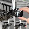Practical Sponge Storage Rack, Black, with Removable Drain view 3