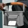 Stroller Diaper Bag Organizer, Gray, Unisex view 3
