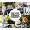 Stroller Diaper Bag Organizer, Gray, Unisex view 4