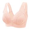 Women's Sexy Lace Front-Button Shaping-Cup Shoulder-Strap Large-Size Underwire Bra Uncomfortable102 view 1