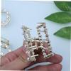 FRCOLOR 9-Piece Pearl Hair Clips for Women view 2