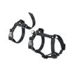 Ferplast Brave Escape-Resistant Dog Harness for Small Dogs, 6-Point Adjustable, Panic Stop, Size S, Black view 4