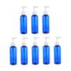 8-Pack 100 mL Blue PET Pump Bottles view 1