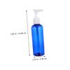 8-Pack 100 mL Blue PET Pump Bottles view 2