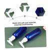 8-Pack 100 mL Blue PET Pump Bottles view 3