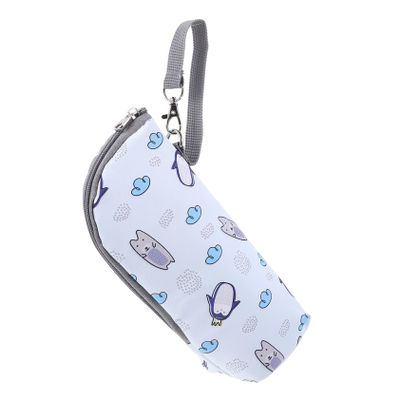 Abaodam Portable Insulated Milk Bottle Bag for Travel, Blue