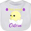 Shirtracer Baby Bib - My First Easter Chick - White view 1
