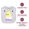 Shirtracer Baby Bib - My First Easter Chick - White view 4