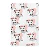 Unisex Fitted Crib Sheet for Boys and Girls, Soft Crib Mattress Sheet, 39.0 x 27.0 in, Panda with Valentine’s Day Heart and Pink Bow view 1