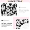 Fitted Crib Sheet Set for Boys and Girls, Black and White Cute Animal view 4