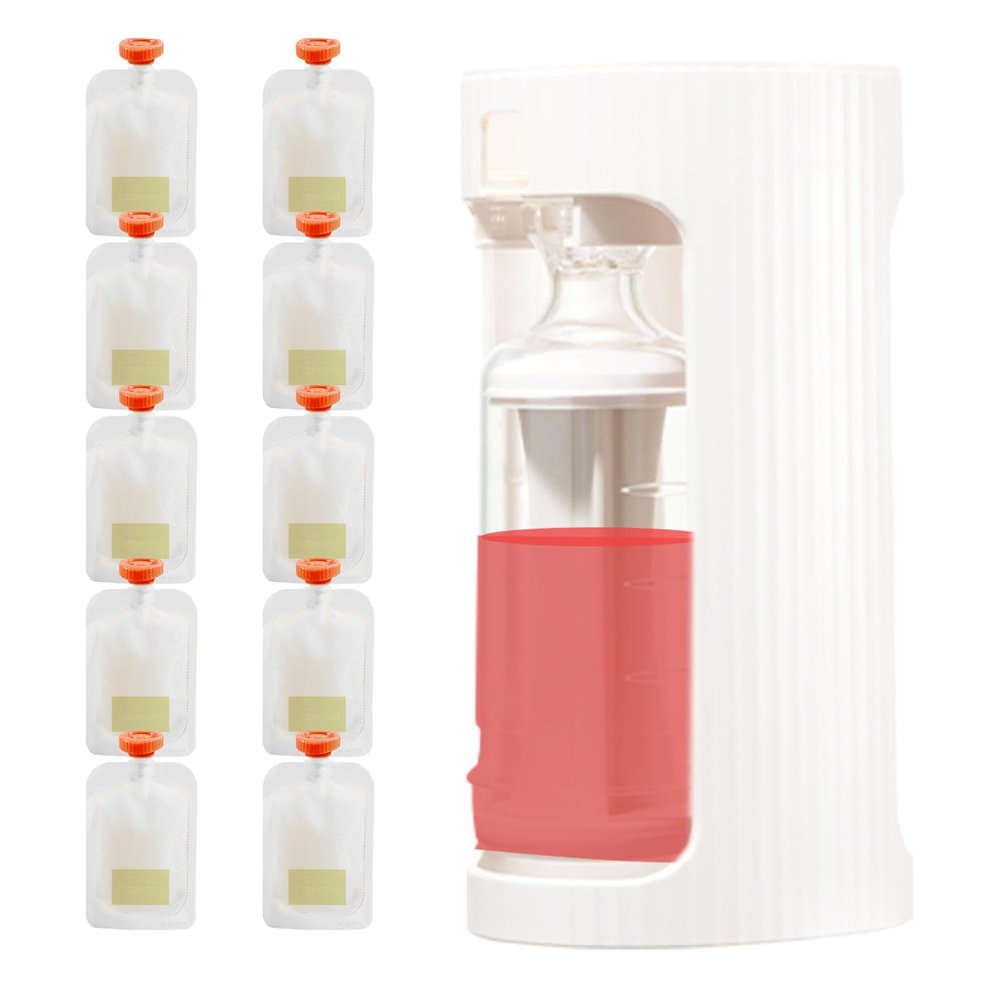 Applesauce Pouch Holder with Reusable Squeeze Pouches