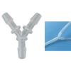 Silicone Breast Pump Tubing Adapter, Y-Shaped Hose Connector view 2