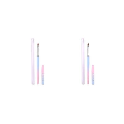2-Piece Nail Art Brush Set, 10 mm