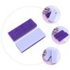 Beatifufu 2-Piece Double-Sided Pumice Stone Foot Scrubber, Purple view 2