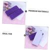 Beatifufu 2-Piece Double-Sided Pumice Stone Foot Scrubber, Purple view 4