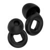 Reusable Soft Silicone Earplugs for Sleep, Focus, Travel or Concerts, XS/S/M/L, Black view 1