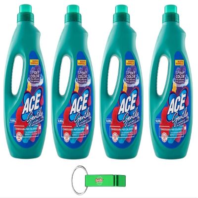 4x Ace Gentile Bleach for Colors, Lavender and White Musk, 950 ml + Free Beni Culinari Keychain
