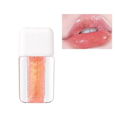 Light Water Lip Glaze, Transparent Fine Glitter, 3 ml, B