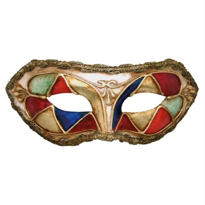 Maskworld Colombina Arlecchino Multicolor Venetian Mask – Traditionally Handmade – Carnevale di Venezia