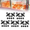 Akozon 10-Pack Aquarium Plastic Suction Cup Clips view 3