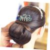 FRCOLOR 2-Piece Blue Bridal Hair Comb Set with Sparkling Rhinestones view 3