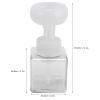 250 mL Diamond-Shaped Foaming Pump Bottle, Clear view 2