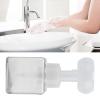 250 mL Diamond-Shaped Foaming Pump Bottle, Clear view 3