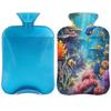 Underwater World Hot Water Bottle with Cover, 2 L view 1