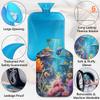 Underwater World Hot Water Bottle with Cover, 2 L view 3