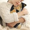 Triangle Art Hot Water Bottle with Cover, 2 L, Large Capacity view 2