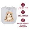 Shirtracer Baby Bib – Cute Easter Bunny – One Size, White view 4