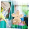 Rotating Bird Cage Stand with Perch and Wheel view 2