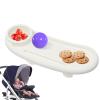 Stroller Snack Tray with Adjustable Cup Holder view 1
