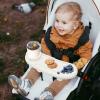 Stroller Snack Tray with Adjustable Cup Holder view 3