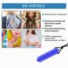 Silicone Chew Necklace, Chew Tube, BPA-Free Chew Accessory with Adjustable Strap, Blue view 4