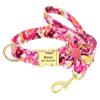 Personalized Dog Collar and Leash Set view 1