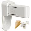 Childproof Door Lever Lock, Self-Adhesive Baby and Pet Safety Latch view 2