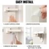Childproof Door Lever Lock, Self-Adhesive Baby and Pet Safety Latch view 3
