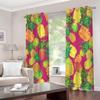 GOKSEL Pineapple Blackout Curtains, 2-Pack, 110 W x 215 H cm view 2