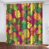 GOKSEL Pineapple Blackout Curtains, 2-Pack, 110 W x 215 H cm view 4