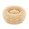TMAOZW Round Plush Cat House and Pet Bed, Yellow, 70 cm view 1