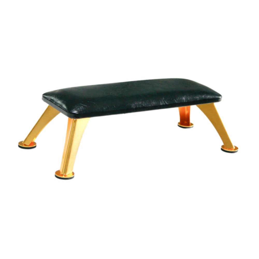 Oshhni Nail Armrest, Manicure Hand Cushion, Black with Gold Legs