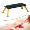 Oshhni Nail Armrest, Manicure Hand Cushion, Black with Gold Legs view 2
