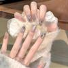New Year Gold Handmade Removable Press-On Nail, Ultra-Short, M view 2
