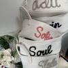 Personalized Baby Shower Storage Basket with Name, Cotton Rope, 30 x 20 x 11 cm view 3