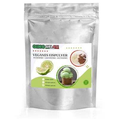 Gino Gelati Yogurt Yuzu Vegan Ice Cream Powder 333 g, Sugar-Free and Lactose-Free