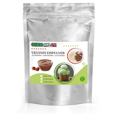 Gino Gelati Vegan Yogurt Ice Cream Powder, Sugar-Free, Lactose-Free, Quick and Easy Preparation, Natural Flavor, GMO-Free (10 kg, Yogurt Nougat)