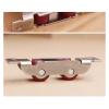 HEXHUASR 4-Piece Stainless Steel TR80 Window Nylon Groove Pulley Sliding Roller Set view 4