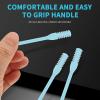 2-Pack 2-in-1 Nose Hair Trimmers with Ear Pick, Double-Sided Nose Hair Blades, Portable Manual Nose Shavers for Women and Men (Sky Blue) view 4